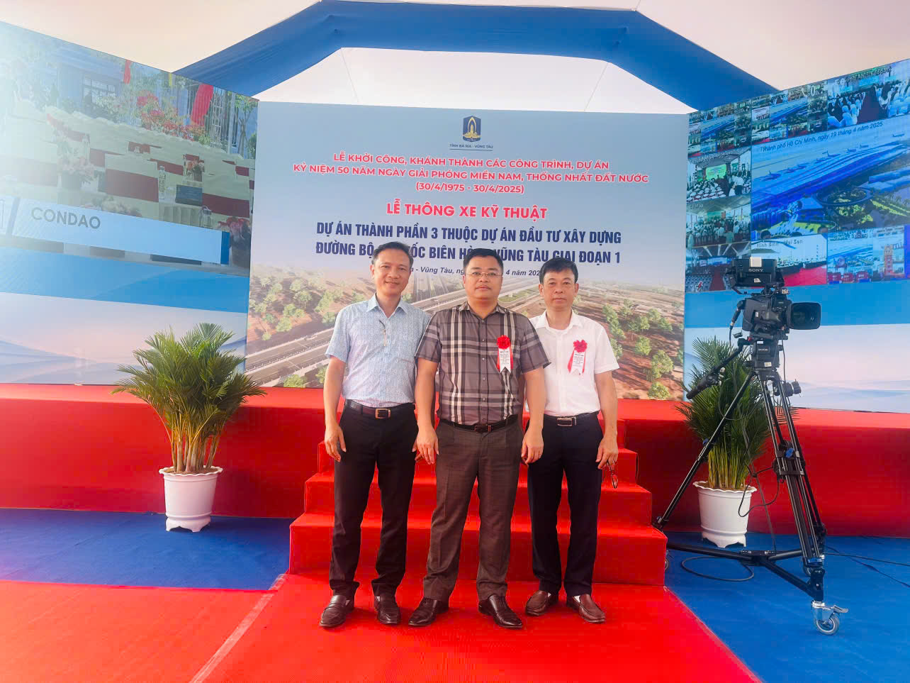 Công ty Tư vấn giám sát Thăng Long trong Lễ khởi công, khánh thành các công trình, dự án - Kỷ niệm 50 năm ngày giải phóng miền nam, thống nhất đất nước