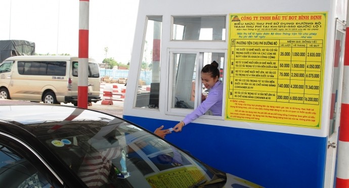 Ngày 9/5/2016, chính thức thu phí BOT QL1 Bình Định - Phú Yên